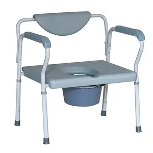 Sedia da toilette per anziani per impieghi gravosi prodotti sanitari sedile per doccia sedia da toilette per bagno per sedia da toilette in acciaio per disabili