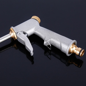 Guoma Ruixiang All Metal High Pressure Water Gun Long <b>Handle</b> For Car Wash Home Cleaning Gardening - Product Image 3