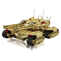 Modelo de Tanque de Batalla Tipo 99, Juguete de Bricolaje para Niños, Rompecabezas de PVC, Bloques de Construcción de Piezas Pequeñas