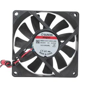 BSSY)Sunon 8015 sessiz bilgisayar kasası soğutma fanı 24V 2.21W rulman kaynağı ile enerji tasarrufu Ultra ince ** 15mm - Product Image 1