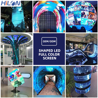 La mejor pantalla LED modular programable Pantalla LED suave de pared de video flexible para publicidad Pantallas LED de película programables