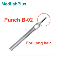 Poinçon dentelé FUE Punch B-03 pour greffe de cheveux, pour cheveux rasés et longs, tailles 0,6-1,1 mm, 10000 tr/min