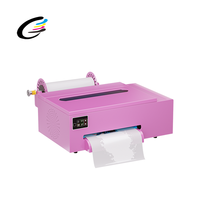 Mesin printer DTF A4 US Stok Lokal Roll-to-roll XP600 untuk kaos, printer DTF kecil untuk Toko Startup