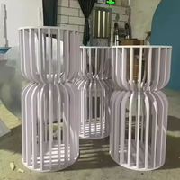 Support en PVC blanc moderne de haute qualité pour fête prénatale