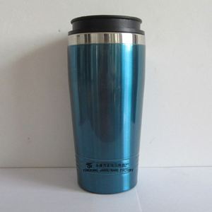 YONGKANG JARREYWARE FACTORY Stainless Steel Vacuum Tumbler Red Straight <b>Cup</b> With Lid Travel Mug Double Wall Insulated - Product Image 2