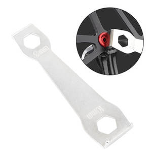 MUQZI Clé à vis pour plateau de bicyclette 9mm 10mm Plaque de pédalier Boulons Clé à molette - Product Image 1