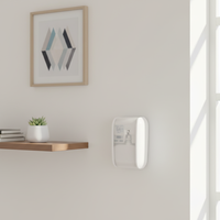 Diffuseur d'air frais mural à piles, programmable, rechargeable, pulvérisation automatique, faible bruit, couverture de 15 m, pour toilettes et bureaux