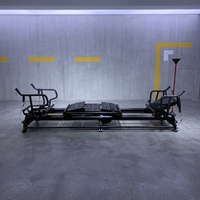 MJD-W61 für Profis: Hochwertiges, verstellbares kommerzielles Balance-Trainingsbett aus Aluminium – Reformer-Pilates-Gerät für Pilates-Studios, 3 Jahre Garantie