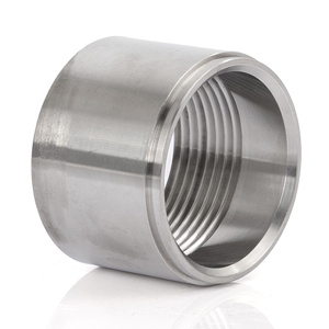 Cnc פלדה נירוסטה כבד חובה צינור צימוד חצי הברגה שרוול גבוה - Product Image 2