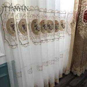 Vải Thêu Nhung Hiện Đại 100 Polyester Phong Cách Châu Âu Cổ Điển
