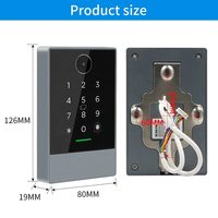 IP67 biométrique empreinte digitale QR code système de contrôle d'accès clavier K3Q TTLock TThotel App contrôle d'accès clavier lecteur sans clé Rf