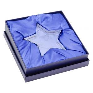 Presse-papiers en verre étoilé 80 h 19 mm – Décoration et accessoire de bureau élégants - Product Image 2