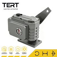 Actionneur motorisé électrique avec indicateur de position ouverte/fermée, connexion ISO5211 pour système de ventilation