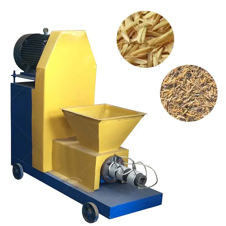 Houtafval Briket Persmachine Zaagsel Briket Houtskool Productie Apparatuur Kokosnoot Houtskool Briket Machine