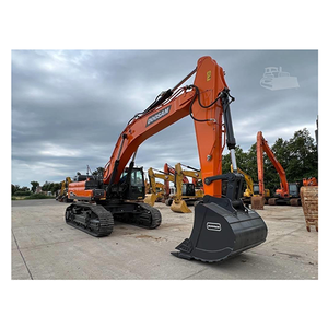 Gran equipo de construcción de movimiento de tierras puro <span class=keywords><strong>53</strong></span> toneladas retroexcavadora de segunda mano Doosan DX530LC ESTADO DE VENTA es bueno - Product Image 1