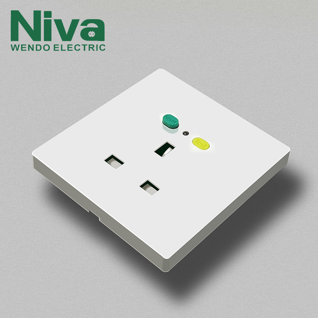 RCD Sockets 13A 10mA Universal Leakage Protection Safety 220v GFCI Receptacle Outlet Ground Fault Circuit Breaker Interrupter