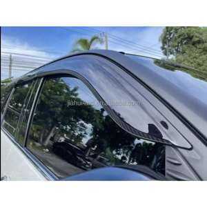 Deflectores <span class=keywords><strong>de</strong></span> Viento Inyectados Negros <span class=keywords><strong>de</strong></span> 3mm para Ventanas GR, Visera para <span class=keywords><strong>Lluvia</strong></span>, Accesorios 4x4 para Toyota Fortuner 2016-2023 - Product Image 3