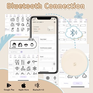 H11 미니 라벨 메이커 기계 USB+ 충전식 배터리 휴대용 열전사 프린터 스티커 라벨러 공장가 재고 있음 - Product Image 4