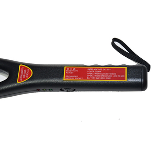 Özel el güvenlik değnek el yüksek hassasiyet taşınabilir darbe indüksiyon <span class=keywords><strong>Metal</strong></span> dedektörü havaalanı muayene için - Product Image 4