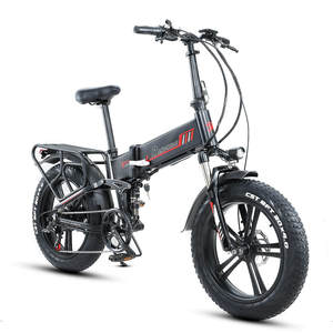 Bicicleta Plegable RANDRIDE H1-1000W 17AH con Ruedas de 20 Pulgadas, 7 Velocidades, Batería de Litio de 48V, Frenos, Bicicleta Plegable de 1000W Eléctrica - Product Image 5