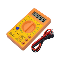 LCD Digital Multimeter DT-830B Mini Handheld Multimeter for Voltmeter Ammeter AC/DC 750/1000V Ohm Tester Meter With Probe