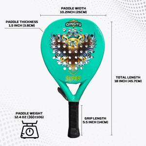 <span class=keywords><strong>Raquette</strong></span> de <span class=keywords><strong>padel</strong></span> portable en fibre de carbone avec diamant 18K, design de type plaque, pour performance de jeu de <span class=keywords><strong>padel</strong></span> professionnel, raquettes de <span class=keywords><strong>padel</strong></span> pour enfants - Product Image 6