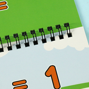 Nhà Máy Bán Giá Rẻ Trẻ Em Mầm Non Học Đếm Cuốn Sách Xoắn Ốc Toán Học Cho Trẻ Em - Product Image 4