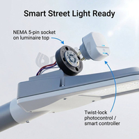 Iluminación Inteligente para Calles, IP66, NEMA 7 PIN, Enchufe con Regulación de Intensidad 0-10V, con Controlador de Lámpara y Caja para Uso Comercial, 16A