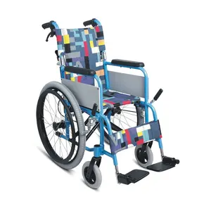 Nuova sedia a rotelle per bambini leggera per attrezzature mediche pediatriche