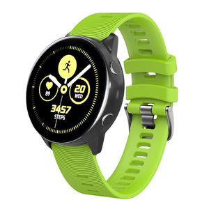 Tsick Compatible avec Samsung <span class=keywords><strong>Galaxy</strong></span> <span class=keywords><strong>Watch</strong></span> <span class=keywords><strong>Active2</strong></span> <span class=keywords><strong>40mm</strong></span> / 44mm bandes et Active <span class=keywords><strong>40mm</strong></span> bande de remplacement en Silicone - Product Image 3
