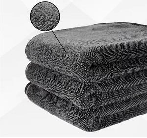 Super Woven Microfiber Eco-Friendly Square Quick-Dry Cleaning <b>Cloth</b> Carwash Towels for Cars Kitchen Use Wholesale - Product Image 5