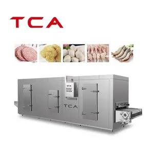 TCA iqf freezer manufacturers iqf tunnel freezer for pizza