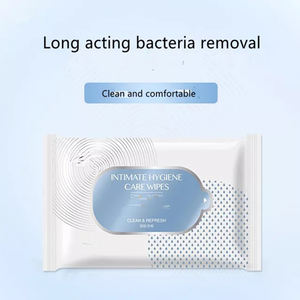 OEM Ácido Fraco Profissional Íntimo 25pcs Toalhetes Íntimos Femininos Flushable Diariamente para Mulheres - Product Image 3