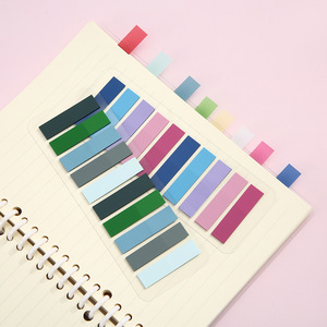 Notas Adhesivas Transparentes, Marcadores de Libros Autoadhesivos, <span class=keywords><strong>Anotaciones</strong></span> para Lectura, Pestañas Transparentes para Libros, Papelería Kawaii - Product Image 4