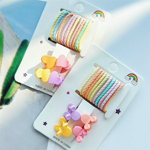 Accesorios kawaii para el cabello para niña, bandas de goma coloridas, pinzas para el pelo pequeñas, <span class=keywords><strong>2022</strong></span> - Product Image 4