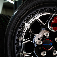 Rines Todoterreno Weld Laguna 6 Estilo Beadlock de 17-22 Pulgadas 6x139.7 6x135 ET 18mm Beadlock Forecd para Ford Toyota Jeep Wrangler