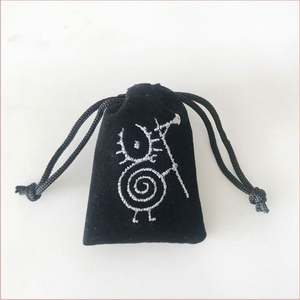 Custom <b>pink</b> Drawstring Wedding Pouch Gift Velvet Bag Cosmetics Suede Jewelry Bundle Pocket - Product Image 5