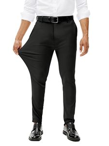 <span class=keywords><strong>Pantalon</strong></span> de costume extensible pour homme, coupe slim, skinny, sans plis, taille extensible, <span class=keywords><strong>pantalon</strong></span> de golf, chinos fuselés - Product Image 3