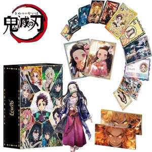 2026 NOVITÀ Carte da Gioco Anime Giapponesi All'ingrosso, Carte da Collezione Anime <span class=keywords><strong>Demon</strong></span> <span class=keywords><strong>Slayer</strong></span> 3D <span class=keywords><strong>TR</strong></span> Ispessite - Product Image 1