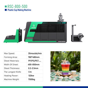 Trung Quốc Nhà máy hoàn toàn tự động cốc nhựa máy làm cho khối lượng cao sản xuất của dùng một lần PP và PET uống ly - Product Image 2