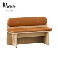Banquette de restaurant en cuir PU, plusieurs couleurs, style moderne, usage commercial, banquette de restaurant avec dossier haut, meubles de restaurant d'occasion