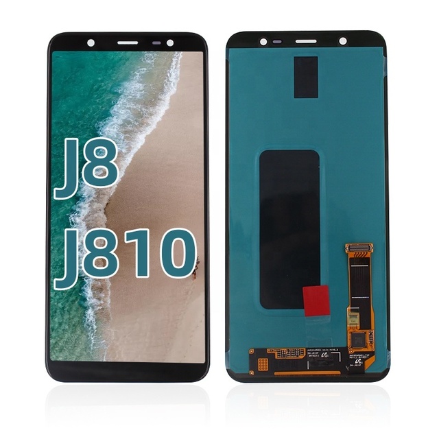 Factory Wholesale Oled Lcd Touch Screen for Samsung J8 Display Original for Samsung J8 J810 Phone Display