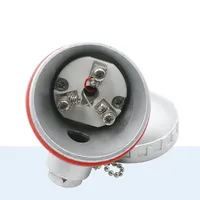 Resistencia Térmica Industrial PT100/PT1000 50mm 100mm 200mm, Sensor de Temperatura Sanitario con Abrazadera, Termopar OEM/ODM, Termopozo