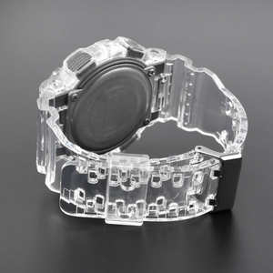 Bracelet de montre en caoutchouc de résine transparente à dégagement rapide 16 mm pour Casio <span class=keywords><strong>GA</strong></span> <span class=keywords><strong>100</strong></span> GD120 <span class=keywords><strong>GA</strong></span>-700 - Product Image 6