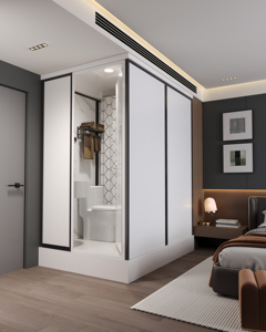 ม่าน<span class=keywords><strong>กั้น</strong></span>อาบน้ำกันน้ำ รุ่น 1714C แบบ 4 แผง ป้องกันเชื้อรา สำหรับ<span class=keywords><strong>ห้องน้ำ</strong></span>ในบ้านและโรงแรม - Product Image 1