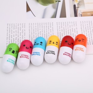 Pillola di cartone animato penna a sfera per ufficio scuola bambini bambine penna personalizzata - Product Image 2