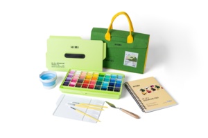 Juego de Pinturas <span class=keywords><strong>Gouache</strong></span> MIYA <span class=keywords><strong>HIMI</strong></span> TWIN CUP, 12G/72 Colores con Bolsa de Fieltro (8 Piezas) - Product Image 3