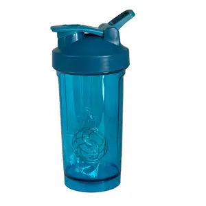 Vente chaude ins nouveau style personnalisé shaker bouteille sport eau jus lait shaker tasse mini quantité minimale de commande bouteille en plastique avec couvercle et boule