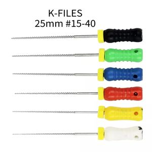 Canaux radiculaires dentaires Niti Tous les types de fichiers K Matériau 21/25/28/ 31mm Fichiers dentaires Endo Fichiers Niti K Limas Dentales - Product Image 3