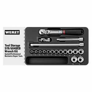 <b>Tool</b> <b>Storage</b> Set 519/604BEB Socket Wrench Kit Professional Mechanics Repair <b>Tools</b> - Product Image 2